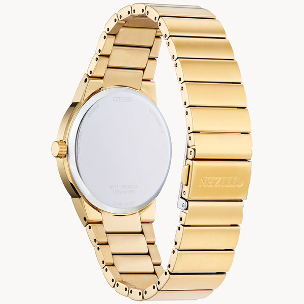 Graziella Citizen Axiom 40mm Eco-Drive Watch. BM7582-56E