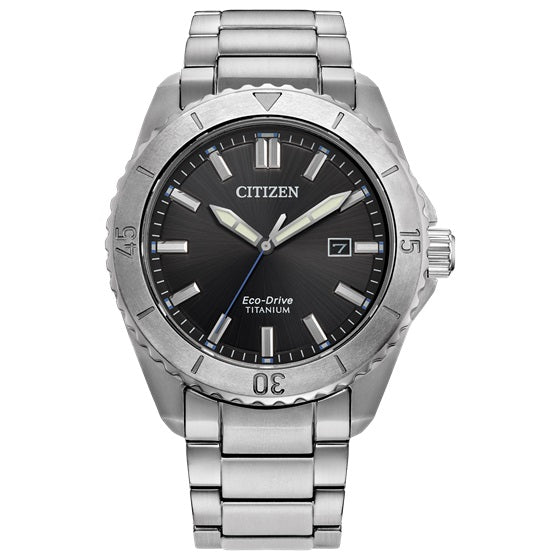 graziella Citizen Brycen Super Titanium 41mm Eco-Drive Watch. AW1840-50E