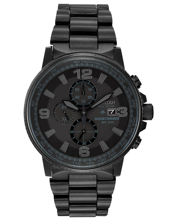 graziella Citizen Night Hawk 42MM Eco-Drive Watch. CA0295-58E