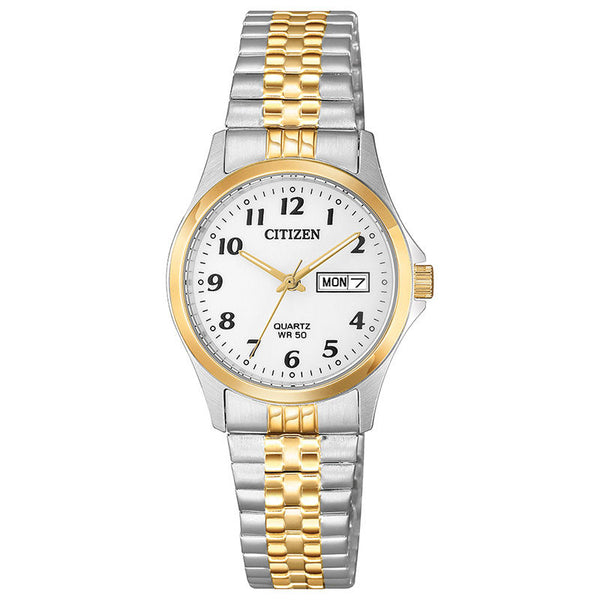 graziella Citizen Quartz 26MM with Expansion Bracelet Watch. EQ2004-95A