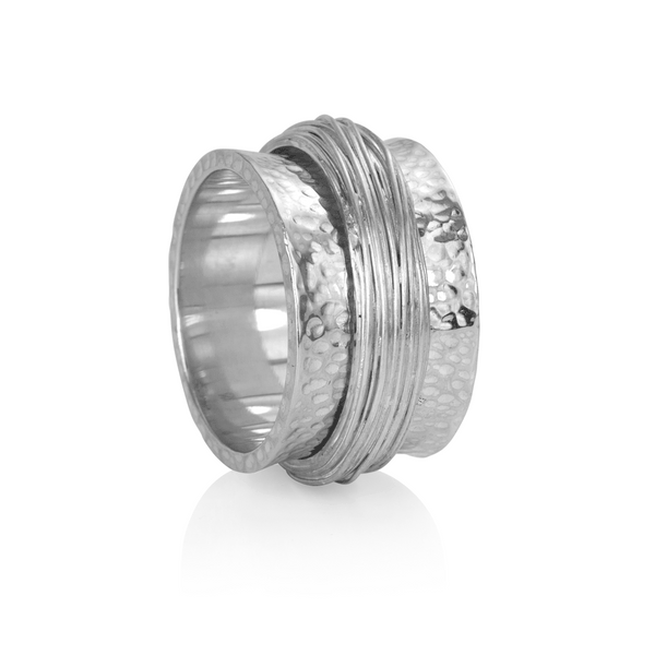 graziella Essence Meditation Ring. Sterling Silver. Size 9