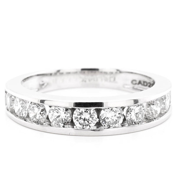graziella "Fire & Ice" 14KT White Gold 0.77CTW Canadian Diamond Band