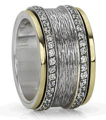graziella Grace Meditation Ring. Sterling Silver 10KT Gold and C.Z. Size 9