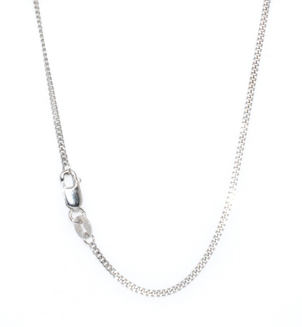 graziella 10KT White Gold 16" 1.34MM Curb Chain