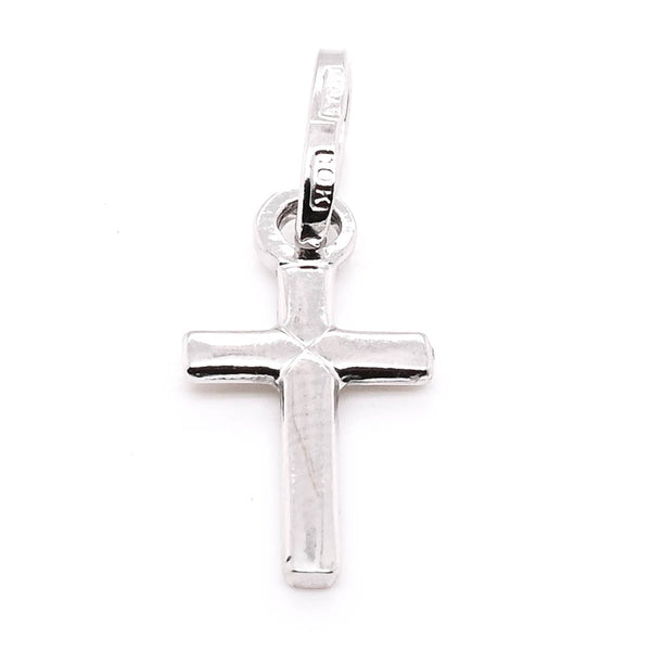 graziella 10KT White Gold 20x8MM Cross Pendant