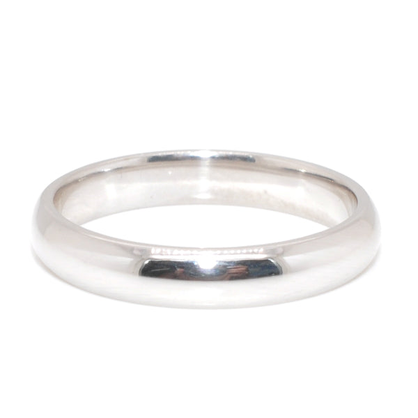 graziella 10KT White Gold 3MM Wedding Band