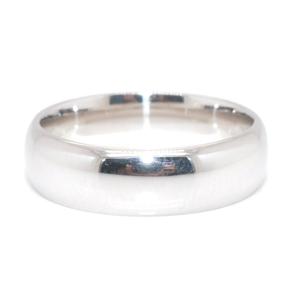 graziella 10KT White Gold 5MM Wedding Band