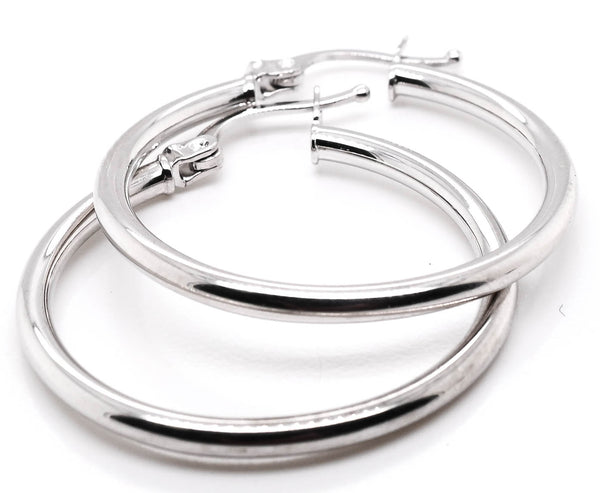 Graziella 10KT White Gold Earrings