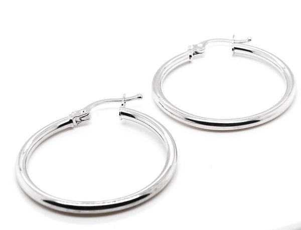 graziella 10KT White Gold Earrings