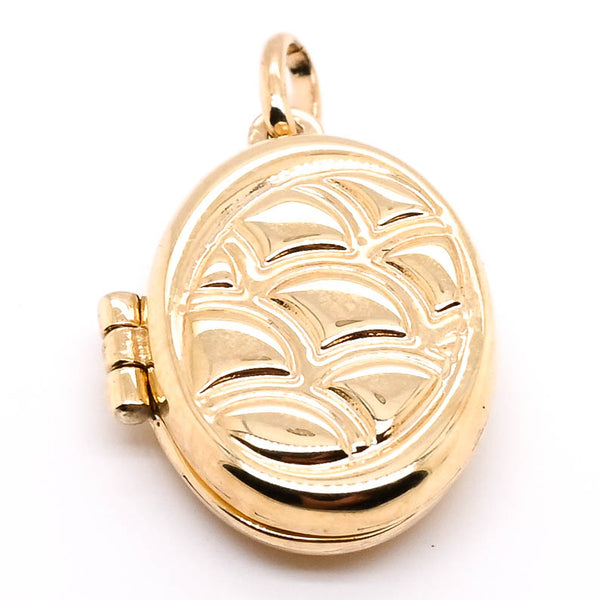 graziella 10KT Yellow Gold 19x13mm Oval Locket