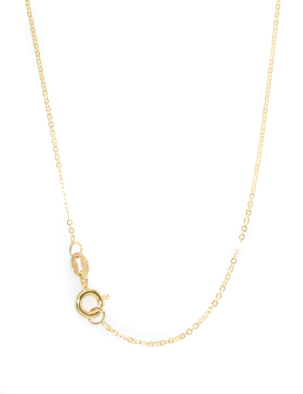 graziella 10KT Yellow Gold 20" 0.5MM Rolo Chain