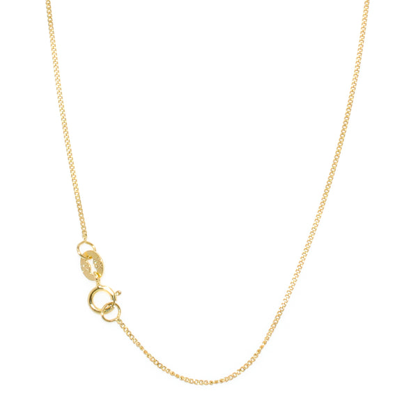 graziella 10KT Yellow Gold 20" .5MM Curb Chain