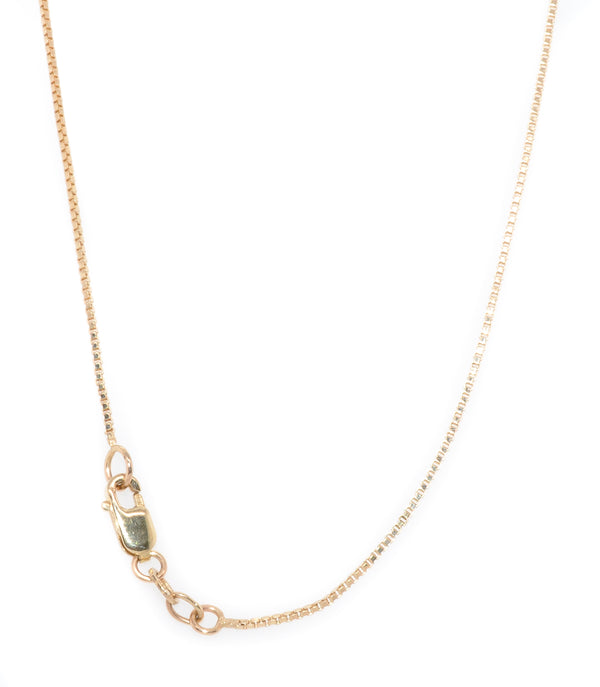 graziella 10KT Yellow Gold 22" 0.9MM Box Chain