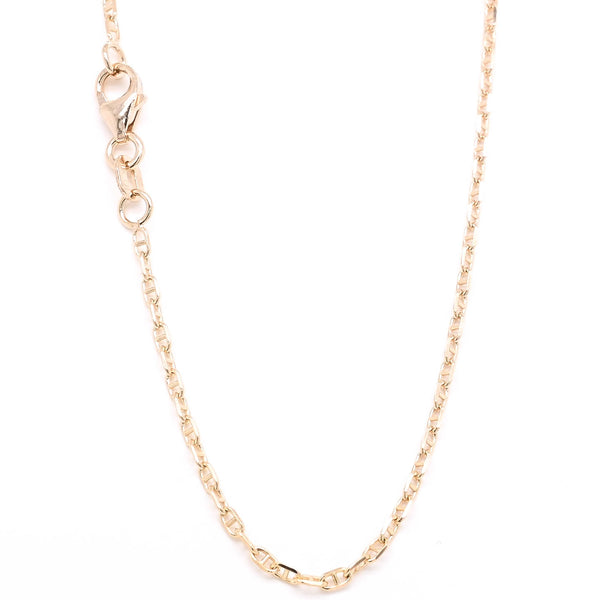 graziella 10KT Yellow Gold 22" 1.5mm Anchor Chain