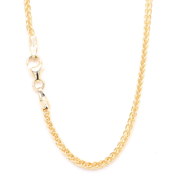 Graziella 10KT Yellow Gold 22" 1.5mm Wheat Chain