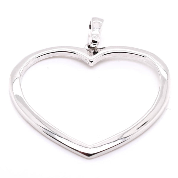 graziella 10KT Yellow Gold 30mm Heart Pendant