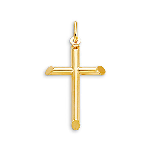 graziella 10KT Yellow Gold 35x21MM Cross Pendant