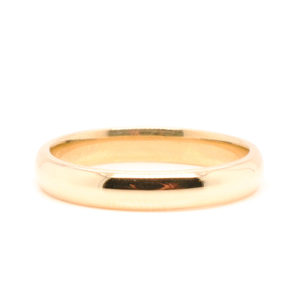 graziella 10KT Yellow Gold 3MM Gold Band. Size:10