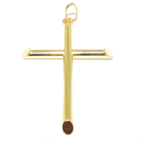 graziella 10KT Yellow Gold 50x30MM Cross Pendant