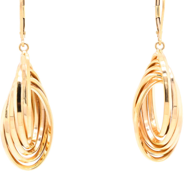 graziella 10KT Yellow Gold Drop Earrings
