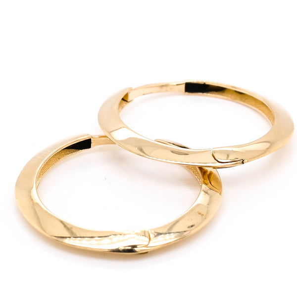 graziella 10KT Yellow Gold Huggie Earrings