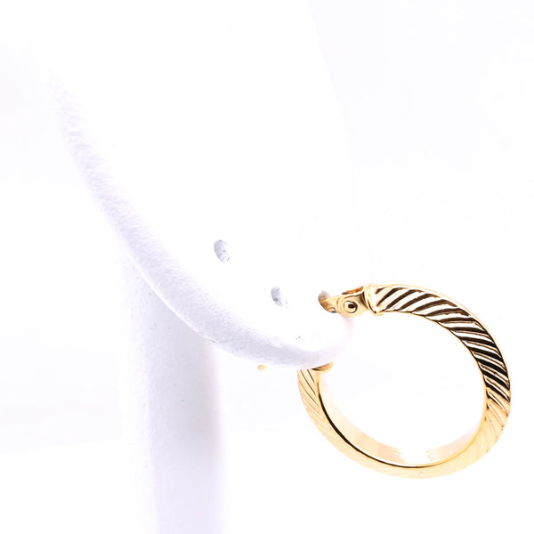 Graziella 10KT Yellow Gold Small Hoop Earrings