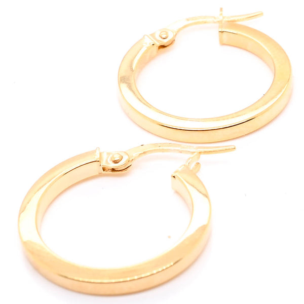 graziella 10KT Yellow Gold Small Hoop Earrings