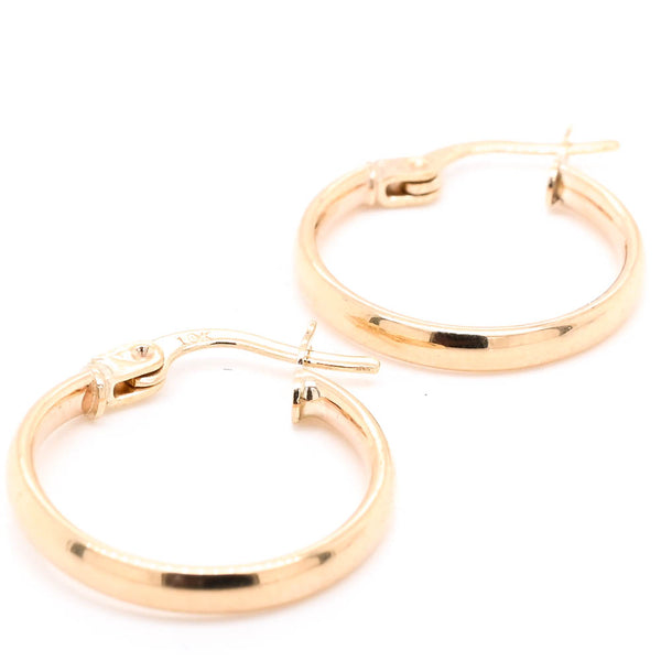 graziella 10KT Yellow Gold Small Hoop Earrings