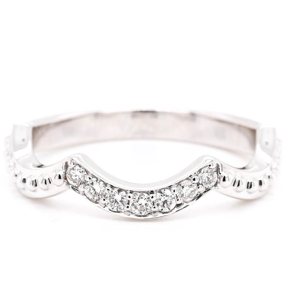 graziella 14KT White Gold 0.13CTW Diamond Band