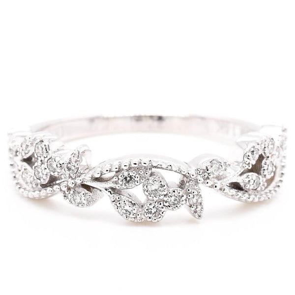 Graziella 14KT White Gold 0.14CTW Diamond Ring