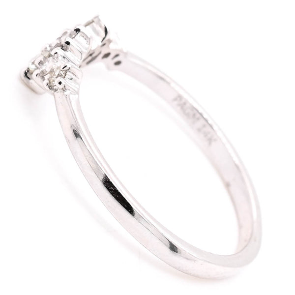 Graziella 14KT White Gold 0.18CTW Diamond Ring