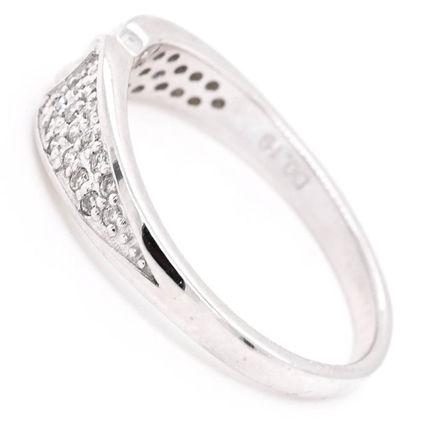 Graziella 14KT White Gold 0.19CTW Diamond Ring