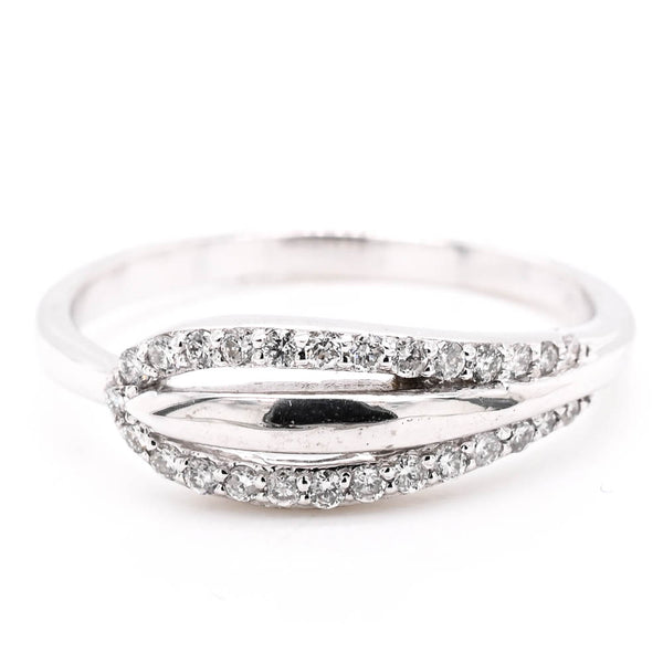 Graziella 14KT White Gold 0.21CTW Diamond Ring