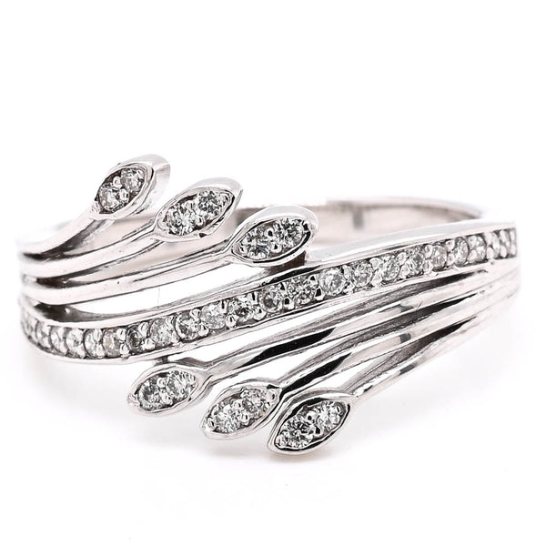 graziella 14KT White Gold 0.22CTW Diamond Ring