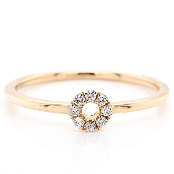 graziella 14KT Yellow Gold 0.06CTW Diamond Ring