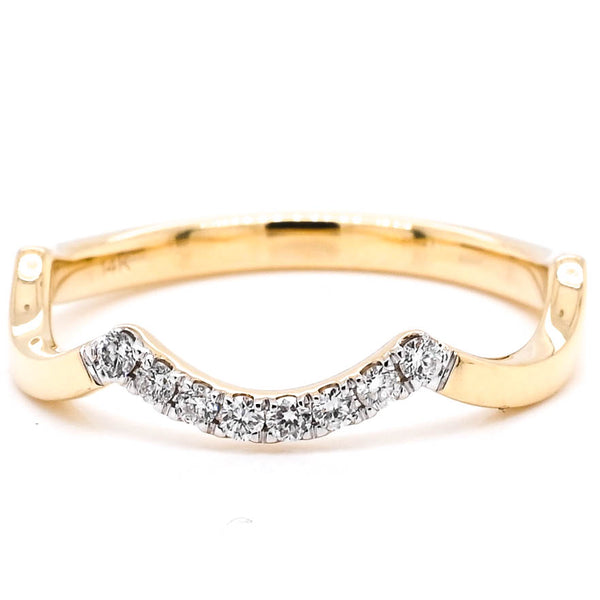 graziella 14KT Yellow Gold 0.13CTW Diamond Ring