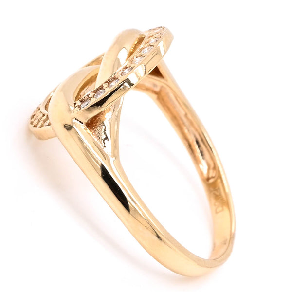 Graziella 14KT Yellow Gold 0.23CTW Diamond Ring