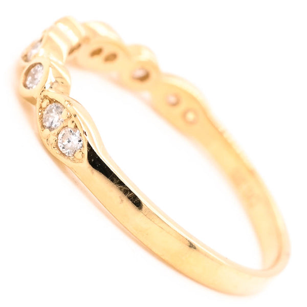 Graziella 14KT Yellow Gold 0.25CTW Diamond Ring