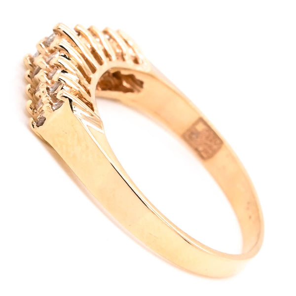 Graziella 14KT Yellow Gold 0.25CTW Diamond Ring