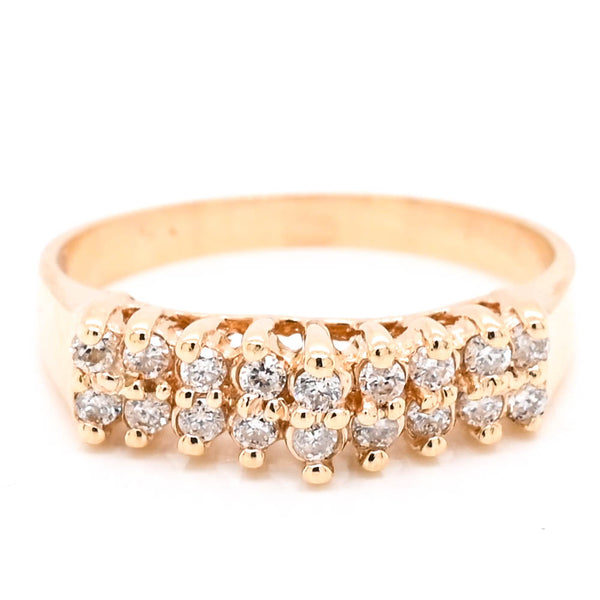 graziella 14KT Yellow Gold 0.25CTW Diamond Ring