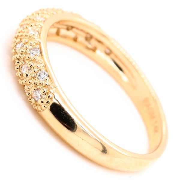 Graziella 14KT Yellow Gold 0.26CTW Diamond Ring