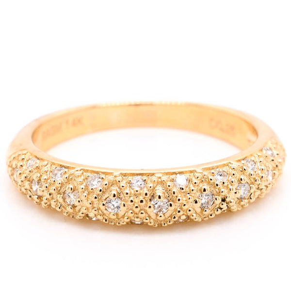 graziella 14KT Yellow Gold 0.26CTW Diamond Ring