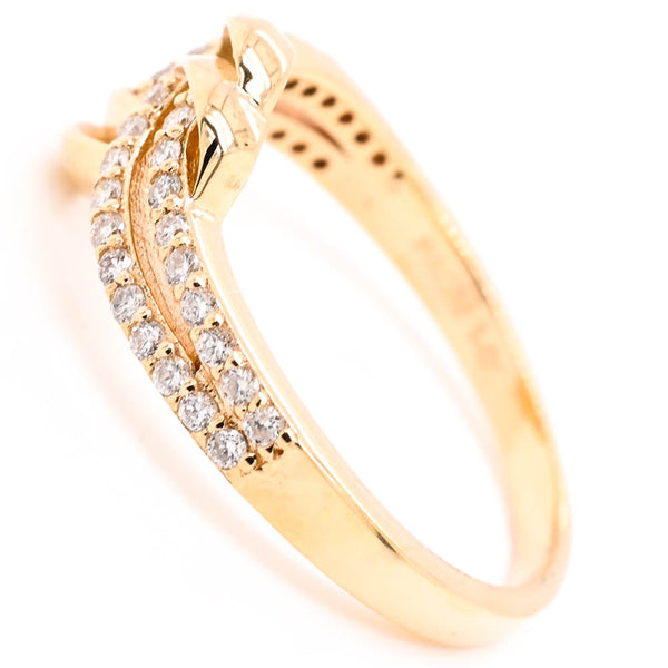 Graziella 14KT Yellow Gold 0.30CTW Diamond Ring