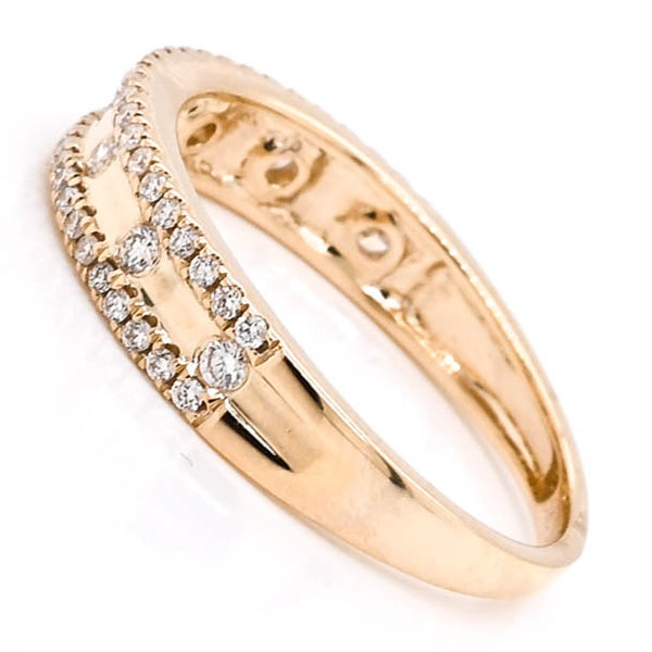 Graziella 14KT Yellow Gold 0.30CTW Diamond Ring