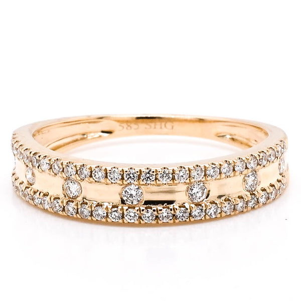 graziella 14KT Yellow Gold 0.30CTW Diamond Ring