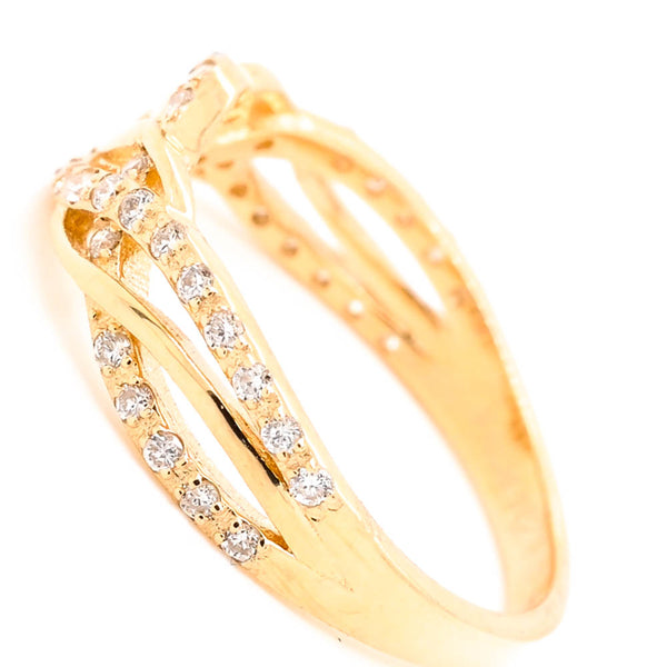 Graziella 14KT Yellow Gold 0.33CTW Diamond Ring