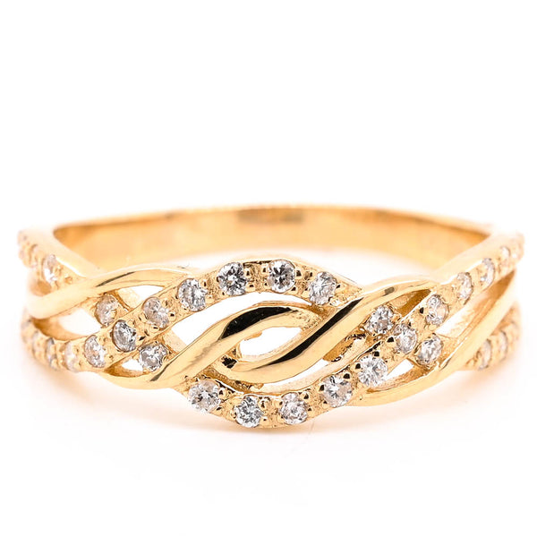 graziella 14KT Yellow Gold 0.33CTW Diamond Ring