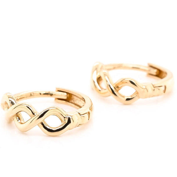 graziella 14KT Yellow Gold Huggie Earrings