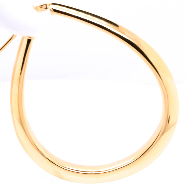 Graziella 14KT Yellow Gold Large Hoop Earrings