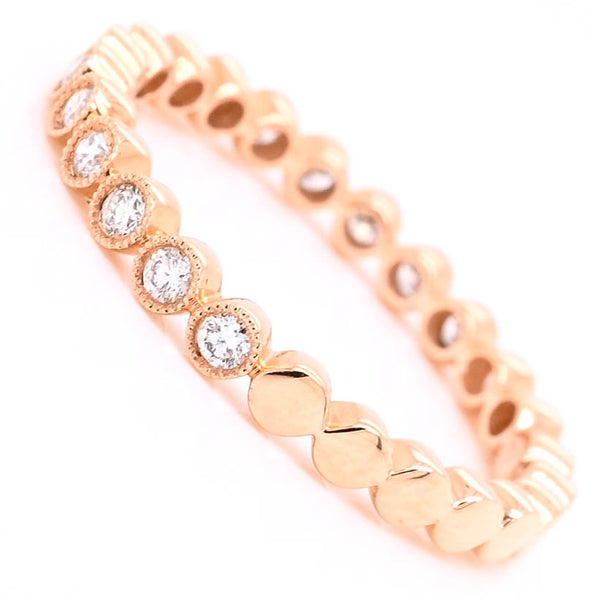 Graziella 18KT Rose Gold 0.31CTW Diamond Ring